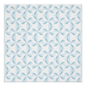 Sky Blue Pinwheels Poster (Voorkant)
