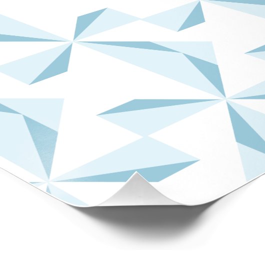 Sky Blue Pinwheels Poster (Hoek)