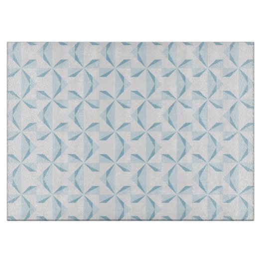Sky Blue Pinwheels Snijplank (Voorkant)