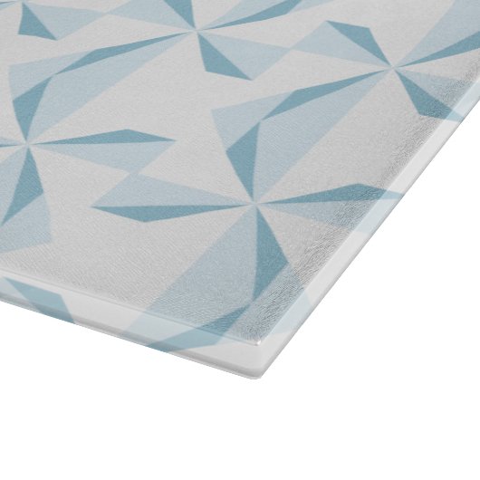 Sky Blue Pinwheels Snijplank (Hoek)