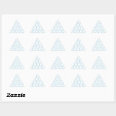 Sky Blue Pinwheels Sticker (Vel)