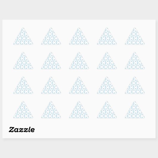 Sky Blue Pinwheels Sticker (Vel)