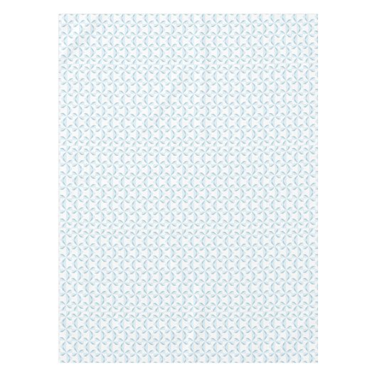 Sky Blue Pinwheels Tafelkleed (Voorkant)