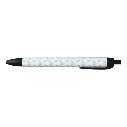 Sky Blue Pinwheels Zwarte Inkt Pen (Bodem)
