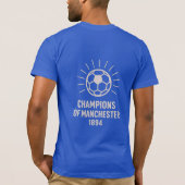 Sky Blue Pride Bella+Canvas Jersey Korte Mouw T-shirt (Achterkant)