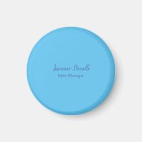 Sky Blue Professional Modern Minimalist Naam toevo