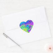 Sky Blue Rainbow Melt Hart Sticker (Envelop)