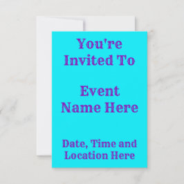 Sky Blue Rainbow Melt Kaart