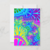 Sky Blue Rainbow Melt Kaart (Achterkant)