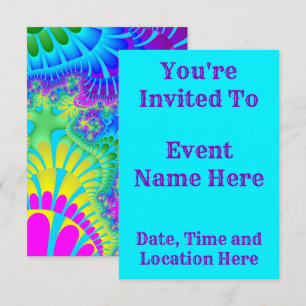 Sky Blue Rainbow Melt Kaart