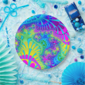 Sky Blue Rainbow Melt Papieren Bordje (Feest)