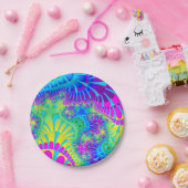 Sky Blue Rainbow Melt Papieren Bordje (Feest)