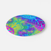 Sky Blue Rainbow Melt Papieren Bordje (Gekanteld)