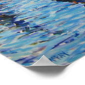 "Sky Blue Reflections" Poster (Hoek)