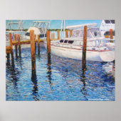 "Sky Blue Reflections" Poster (Voorkant)