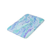 Sky Blue Seascape Abstract Badmat (Gekanteld)
