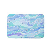 Sky Blue Seascape Abstract Badmat (Voorkant)
