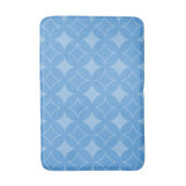 Sky blue shippo-patroon badmat (Voorkant Verticaal)