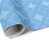 Sky blue shippo-patroon cadeaupapier (Rol Hoek)