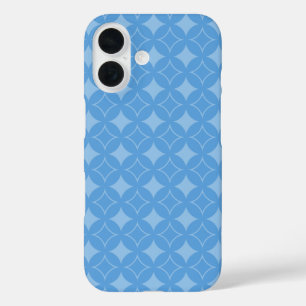 sky blue shippo - patroon iPhone 16 hoesje