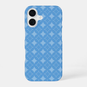 sky blue shippo - patroon iPhone 16 hoesje