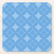 Sky blue shippo-patroon