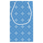 Sky blue shippo-patroon klein cadeauzakje (Achterkant)