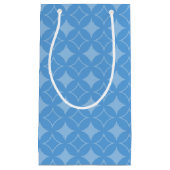 Sky blue shippo-patroon klein cadeauzakje (Voorkant)