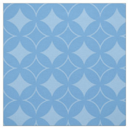 Sky blue shippo-patroon stof
