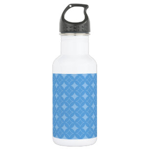 Sky blue shippo-patroon waterfles