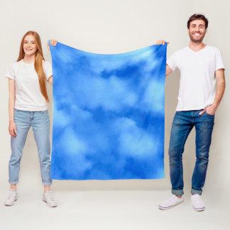 Sky Blue Sky, fleecedeken, medium 50" x 60" Fleece Deken