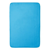 Sky Blue: Solid Color Badmat (Voorkant Verticaal)