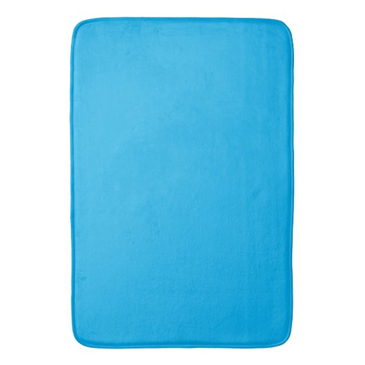 Sky Blue: Solid Color Badmat (Voorkant Verticaal)