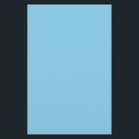 Sky Blue Solid Color Briefpapier<br><div class="desc">Sky Blue Solid Color</div>