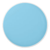 Sky Blue Solid Color Keramische Knop (Voorkant)