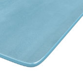 Sky Blue Solid Color Snijplank (Hoek)
