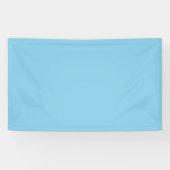 Sky Blue Solid Color Spandoek (Horizontaal)