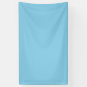 Sky Blue Solid Color Spandoek (Verticaal)