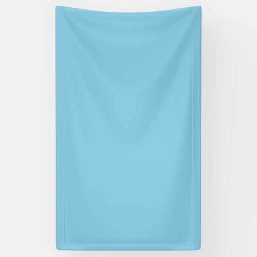 Sky Blue Solid Color Spandoek (Verticaal)