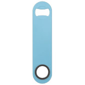 Sky Blue Solid Color Speed Flessenopener (Voorkant)
