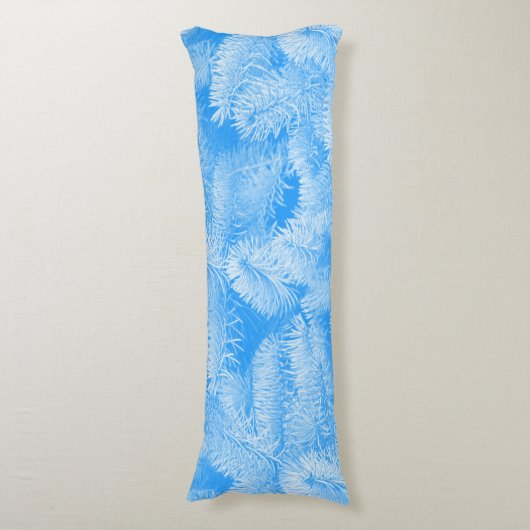 Sky Blue Spruce Lichaamskussen (Voorkant Verticaal)