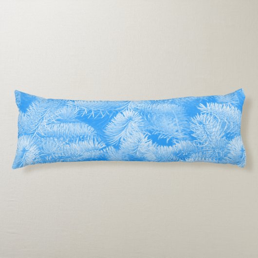Sky Blue Spruce Lichaamskussen (Voorkant)