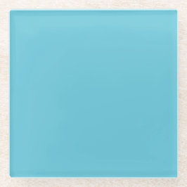 Sky Blue Square Glass Onderzetter Glazen Onderzetter