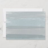 Sky Blue Stylish Simple Modern Typography Photo Save The Date (Achterkant)