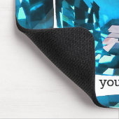 Sky Blue Topaz Kussen Edelsteen Muismat (Hoek)