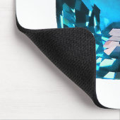 Sky Blue Topaz Kussen Edelsteen Muismat (Hoek)