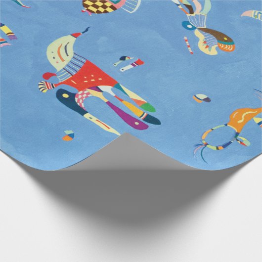 Sky Blue van Wassily Kandinsky Cadeaupapier (Hoek)