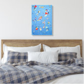 Sky Blue van Wassily Kandinsky Canvas Afdruk (Insitu (Slaapkamer))