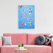 Sky Blue van Wassily Kandinsky Canvas Afdruk (Insitu (Woonkamer))