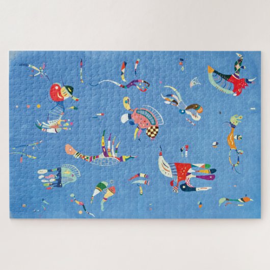 Sky Blue van Wassily Kandinsky Legpuzzel (Horizontaal)